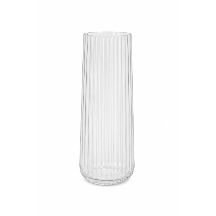 Vaso de Vidro Canelado G
