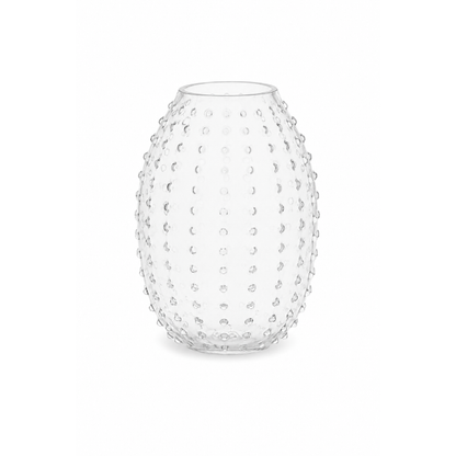 Vaso de Vidro com Relevo G