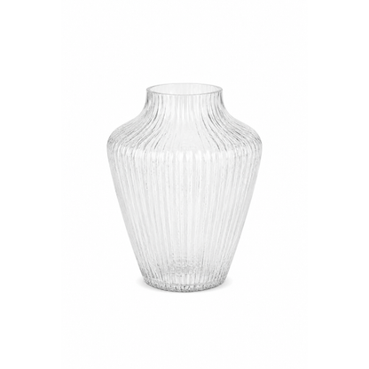 Vaso de Vidro Texturizado M