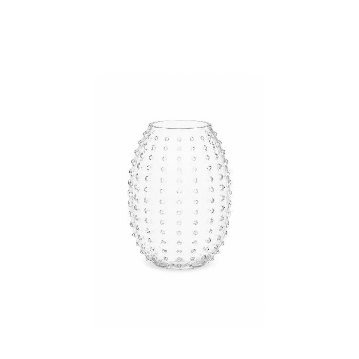 Vaso de Vidro com Relevo P