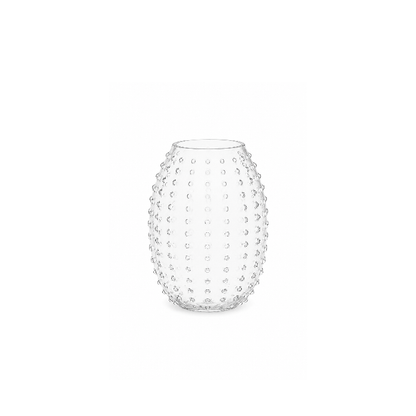 Vaso de Vidro com Relevo P