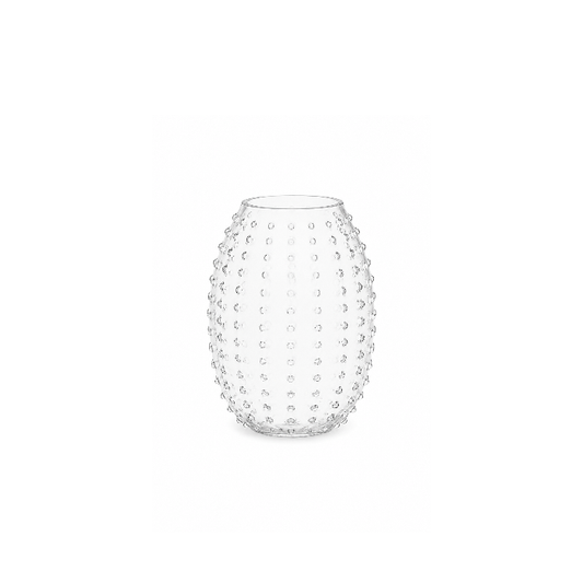 Vaso de Vidro com Relevo P