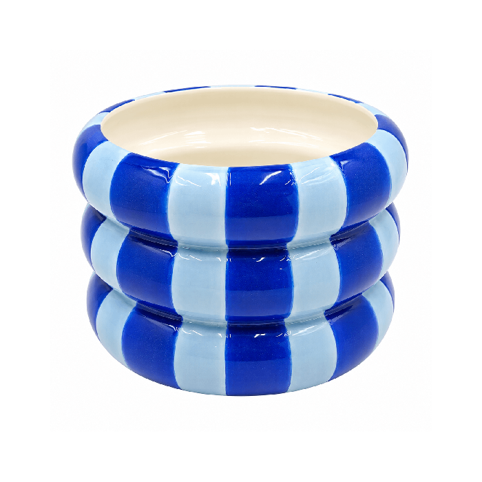 Vaso Listras Azul