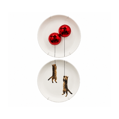 Conjunto de Prato Gatos - Greghi Design