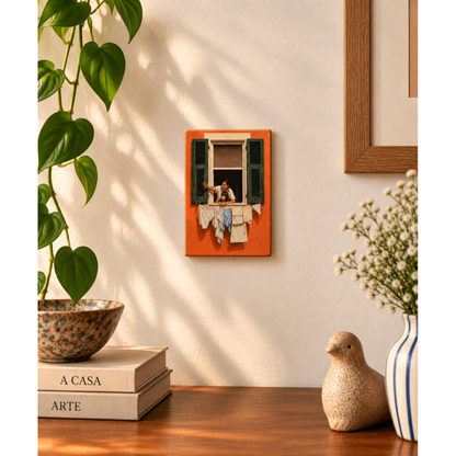 Quadro Janelas Mãe e Filha - Greghi Design