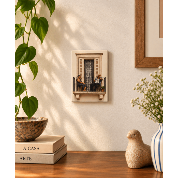 Quadro Janelas Casal - Greghi Design