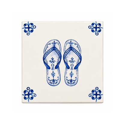 Azulejo Decorativo Chinelos - Greghi Design