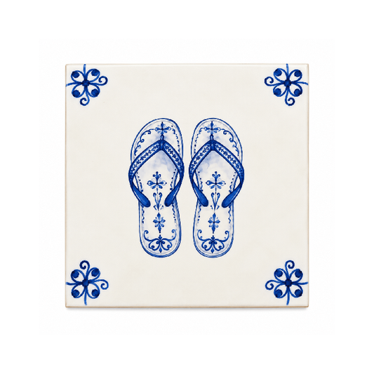 Azulejo Decorativo Chinelos - Greghi Design