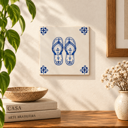 Azulejo Decorativo Chinelos - Greghi Design