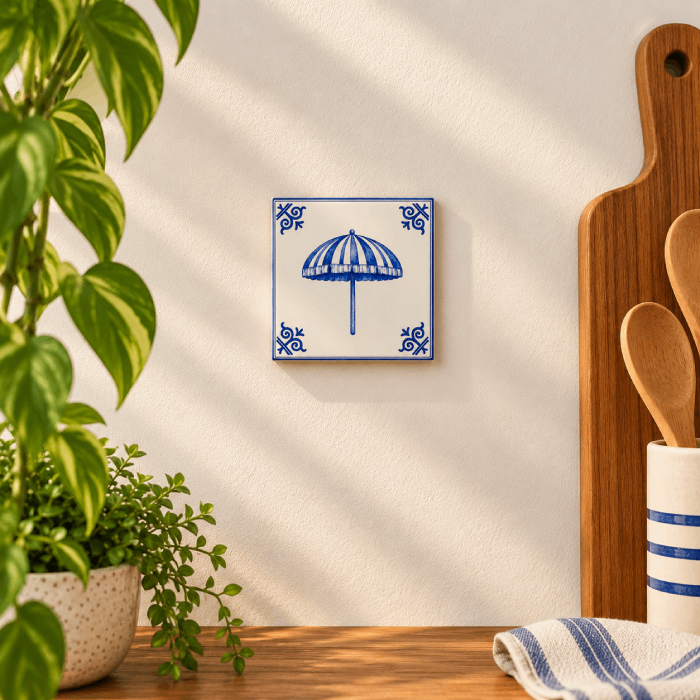 Azulejo Decorativo Guarda Sol - Greghi Design