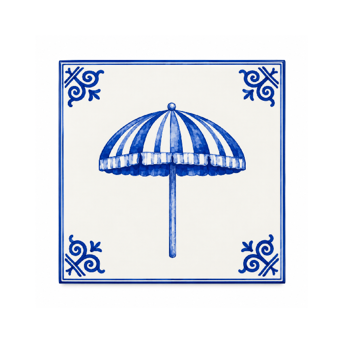 Azulejo Decorativo Guarda Sol - Greghi Design