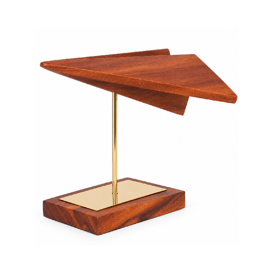 Escultura Avião com Base