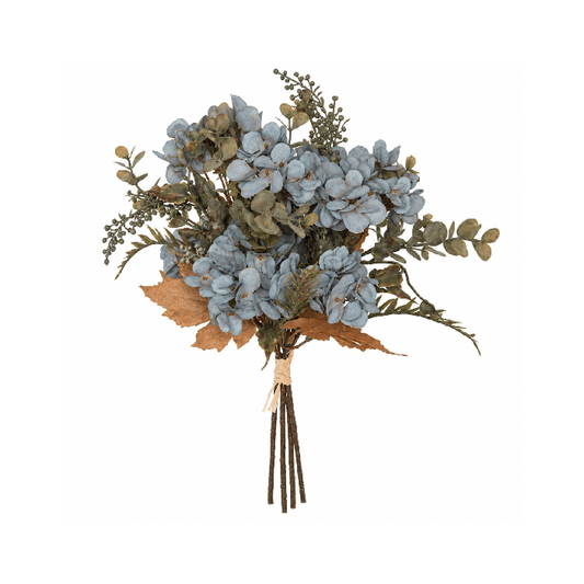 Buquê de Hortênsias Azul Outono