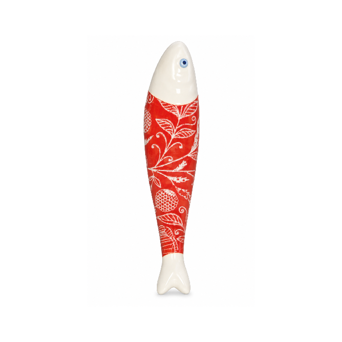 Sardinha Decorativa  de Cerâmica