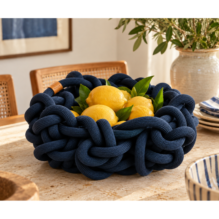 Cesto Decorativo em Corda