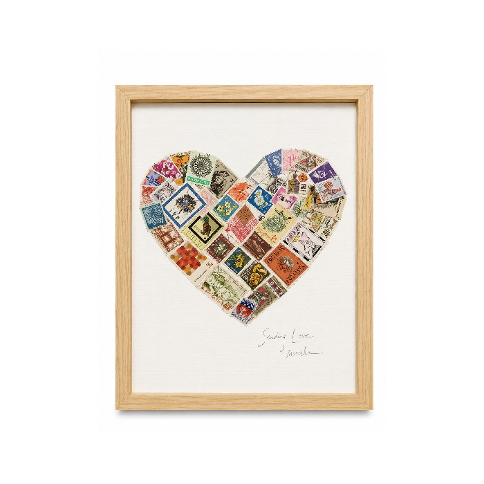 Quadro Coração Selos
