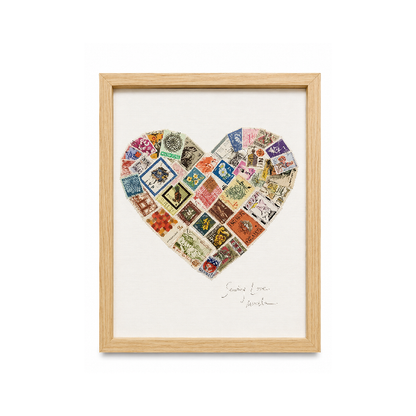 Quadro Coração Selos