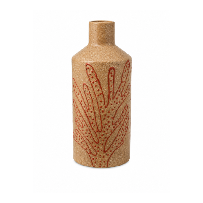 Vaso de Cerâmica Coral M