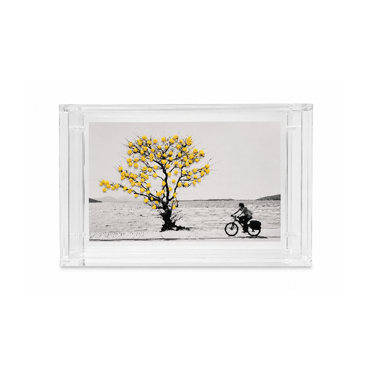 Quadro Acrílico Árvore Amarela Acrílico