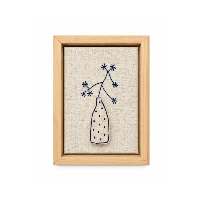 Quadro Vaso Poá