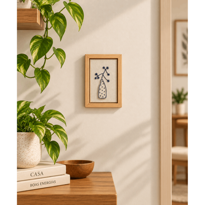 Quadro Vaso Poá