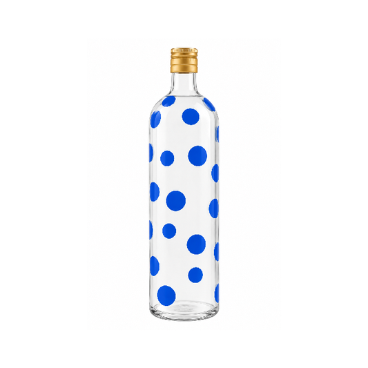 Garrafa "Pois Azul"
