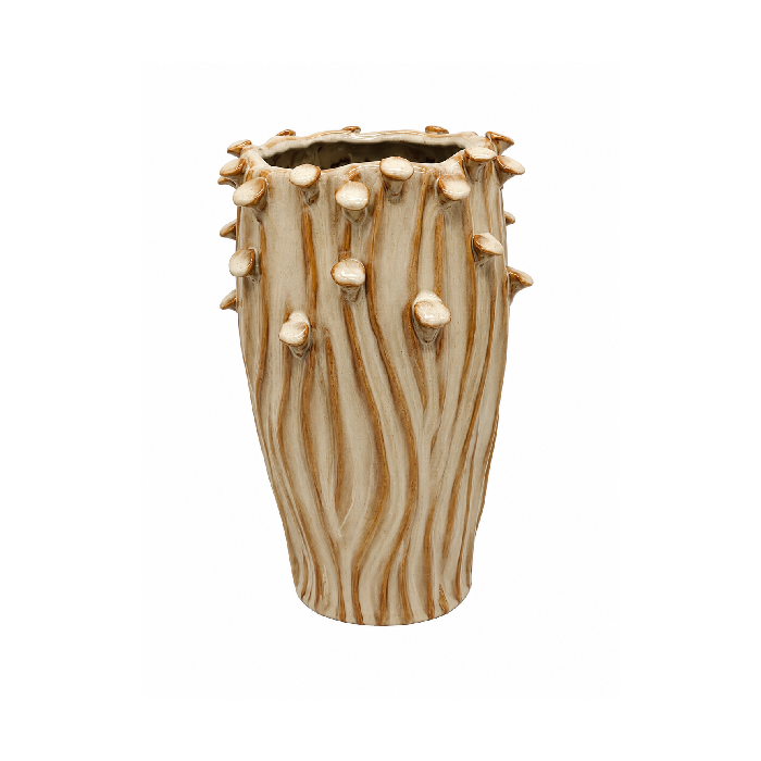 Vaso Cogumelo de Cerâmica  M