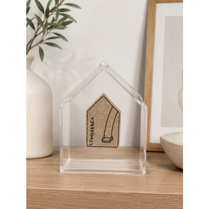 Quadro Casinha Acrílica - Lembrança