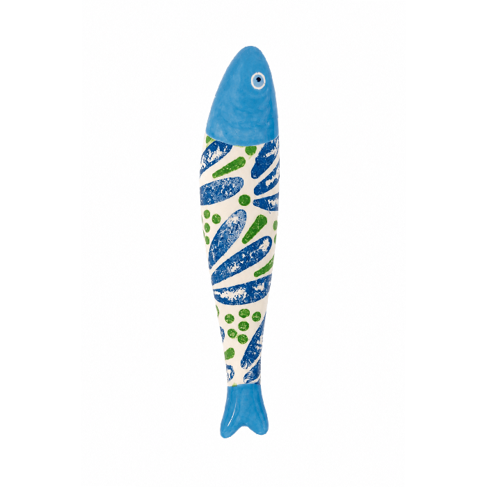 Sardinha Decorativa  de Cerâmica