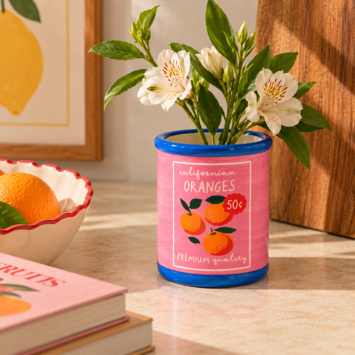 Vaso Cerâmico Orange