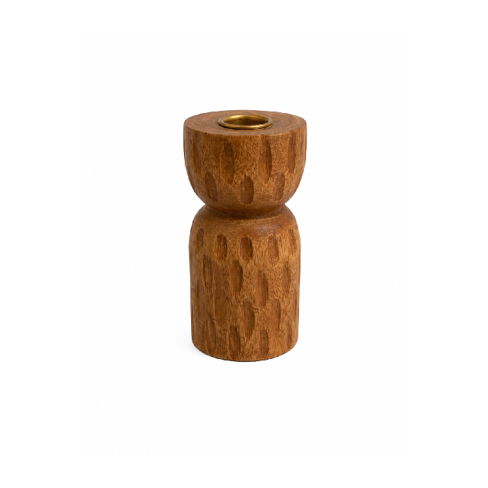 Porta-velas de Madeira G