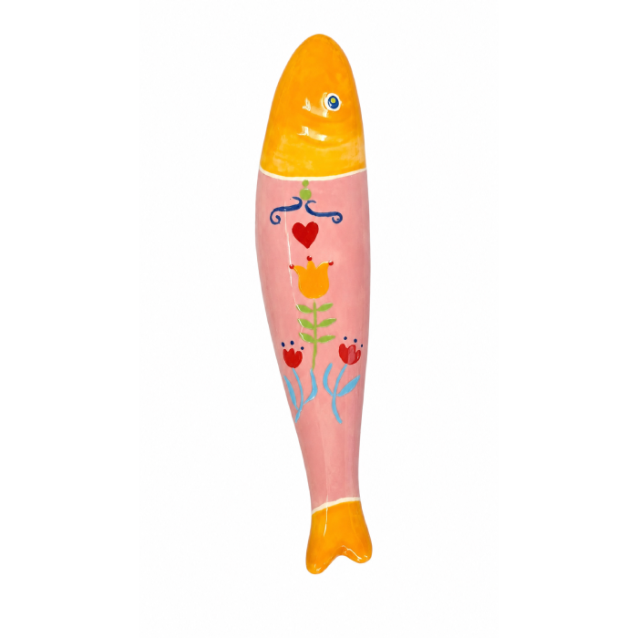 Sardinha Decorativa  de Cerâmica
