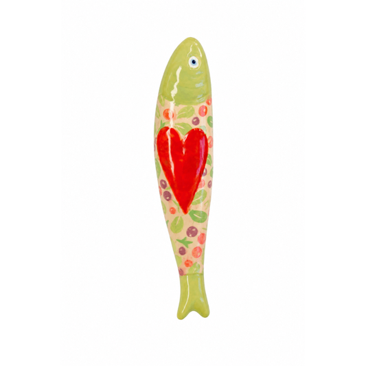 Sardinha Decorativa  de Cerâmica