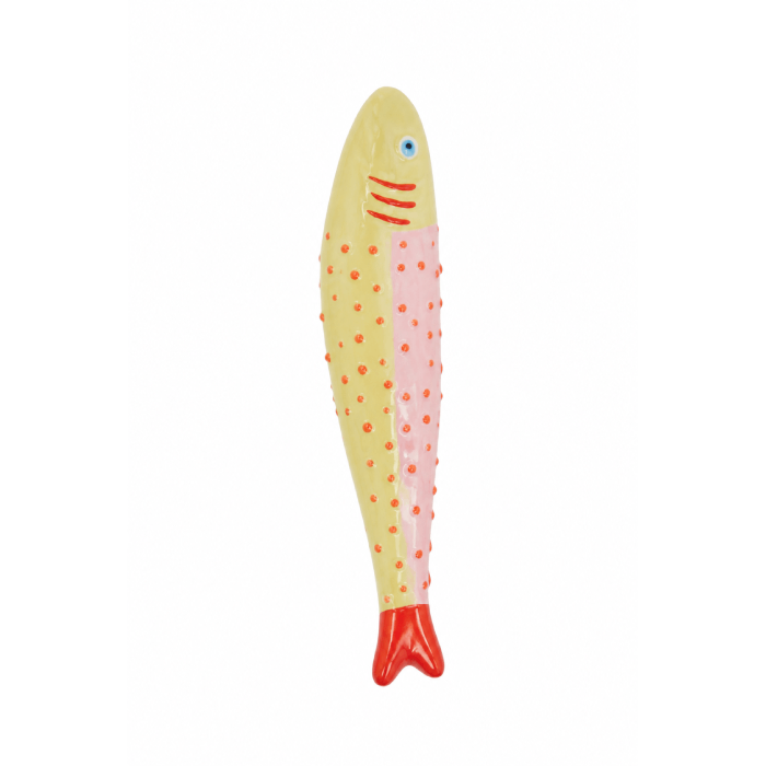 Sardinha Decorativa  de Cerâmica