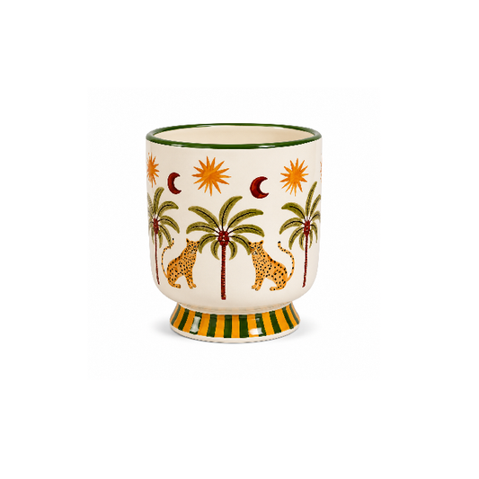 Cachepô de Cerâmica Tropical