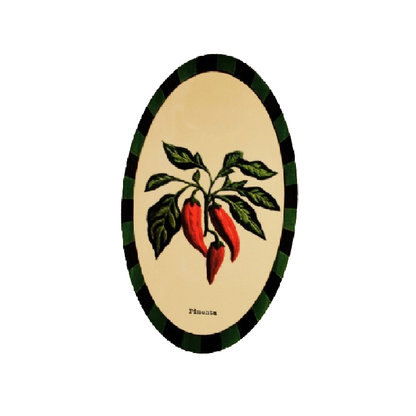 Azulejo Oval Pimenta - Greghi Design
