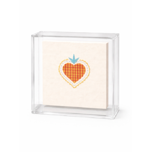 Bordado “Milagrito – Coração”