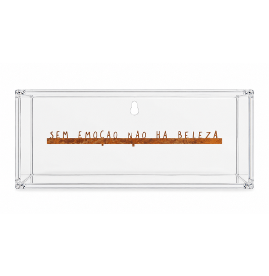Caixa Acrílico "Sem Emoção..."