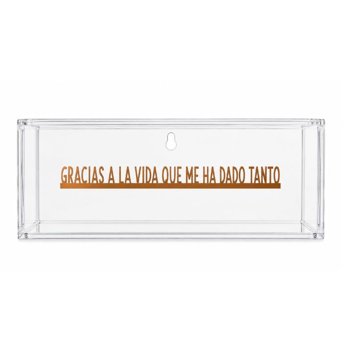 Caixa Acrílico "Gracias a la..."