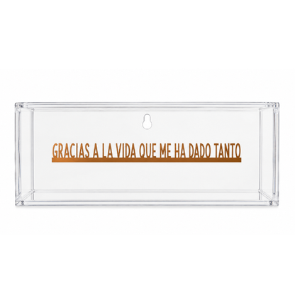 Caixa Acrílico "Gracias a la..."