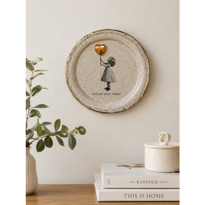 Prato Decorativo "Follow Your..."
