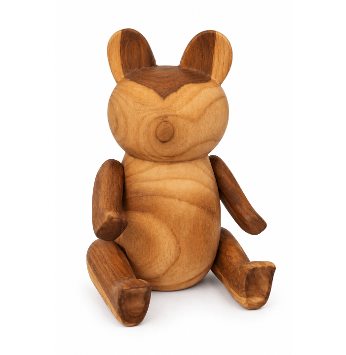 Urso Decorativo  Madeira