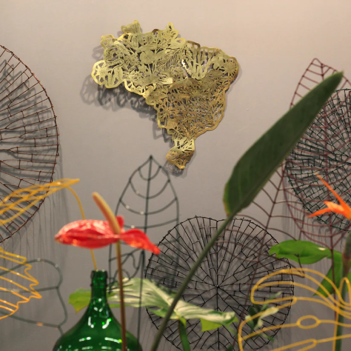 Mapa do Brasil – Biomas | Arte em Latão