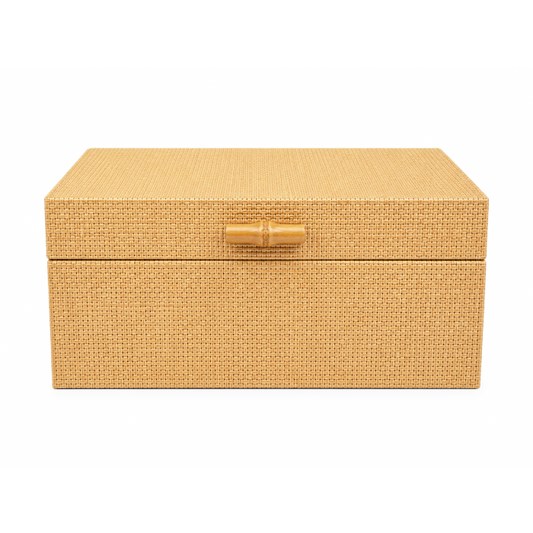 Caixa Decorativa Fibra Natural G
