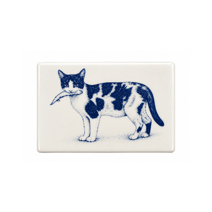 Azulejo Decorativo Gato