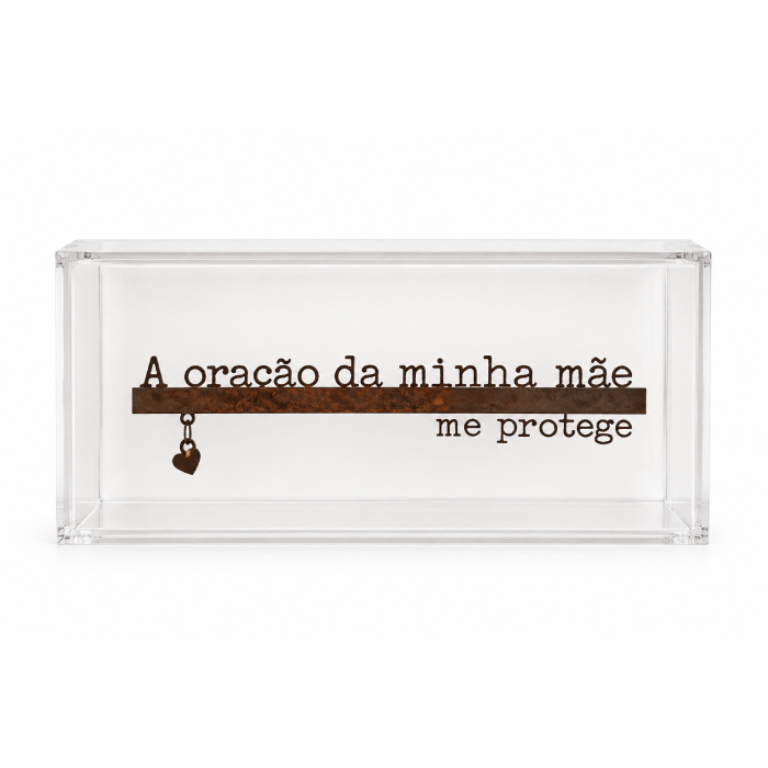 Quadro Acrílico “A Oração da Minha Mãe...”