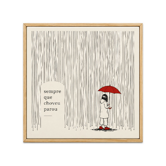 Wood Azule 15x15 - Sempre Que Choveu...