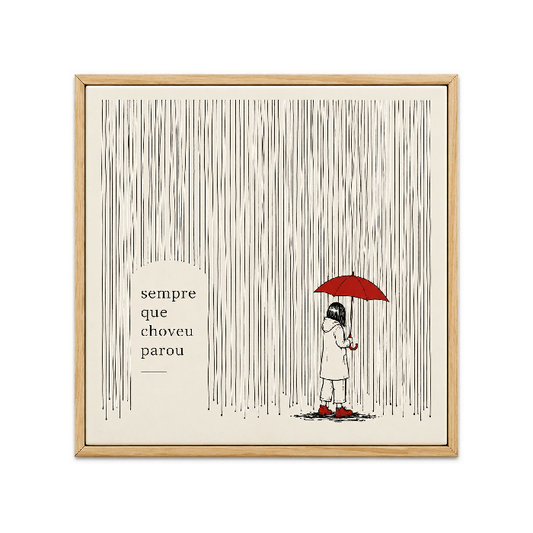 Wood Azule 15x15 - Sempre Que Choveu...