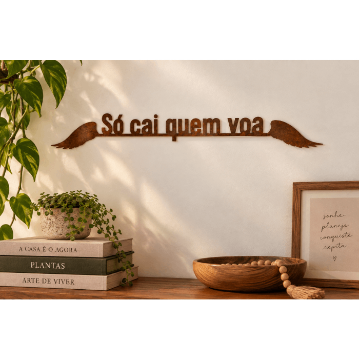 Frase de Ferro “Só Cai Quem..."