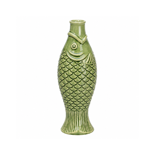 Vaso Peixe de Cerâmica